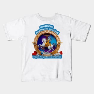 Design for Sagittarius with Funny Quotation_2 Kids T-Shirt